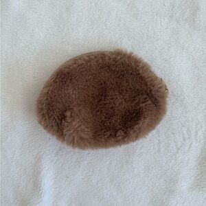 Brown Furry Pouch